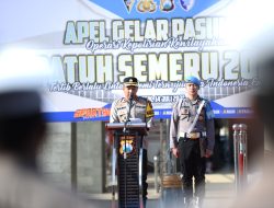 Tertib Berlalu Lintas Jadi Prioritas, Polres Gresik Gelar Apel Pasukan Operasi Patuh Semeru 2025