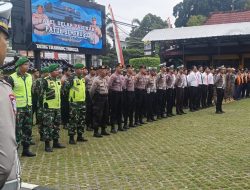 Sinergi TNI-POLRI Dalam Apel Gelar Pasukan Operasi Patuh Semeru 2025 Polres Blitar Kota
