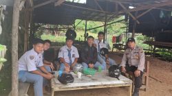 Bripka Bayu Friatna Himbau Anak sekolah Jaga Kamtibmas Di lingkungannya