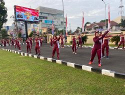 Jaga Kesehatan Serta Kebugaran Tubuh Personel Polda Sumsel Rutin Laksanakan Olahraga Bersama