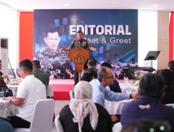 Editorial Meet and Greet Puspen TNI Bersama Media