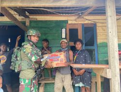 Hangatkan Hati Warga, TNI Sambangi Tokoh Adat Esipding dalam Anjangsana Penuh Makna