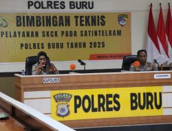 Kapolres Buru Buka Bimbingan Teknis Pelayanan Publik untuk Sat Intelkam, Reskrim, Lantas dan SPKT