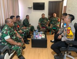 Sinergitas TNI-POLRI Terjalin Erat, Kapolsek Mempawah Hulu dan Danramil laksanakan Rapat Koordinasi