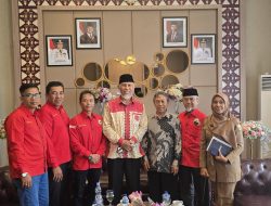 Tiba Di Palembang Gubernur Sumbar Buya H Mahyeldi Kunjungi Perkab Sumsel