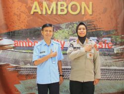 Perkuat Kerjasama Kabid Humas Polda Maluku Silaturahmi Dengan Kepala Stasiun RRI Ambon