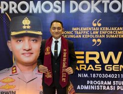 Luar biasa peraih gelar Doktor,salah satu Pamen multitasking Polda Sumsel