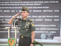 Korem 044/Gapo Gelar Upacara 17-an. Kasad Tekankan Kehadiran Negara Melalui Prajurit Untuk Mengatasi Kesulitan Rakyat