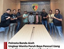 Polresta Banda Aceh Ungkap Wanita paruh Baya Pencuri Uang yang Menyamar sebagai Pemulung