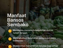 Bantuan Sosial (Bansos) Sembako kini disalurkan dalam bentuk uang tunai.