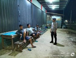 Patroli Malam, Polsek Air Besar Sasar Titik Rawan dan Lokasi Keramaian