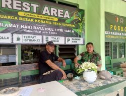 Silaturahmi Harmonis Kaperwil Media @Barometer99.com ke Mako Koramil 0818/10 Pagak Tingkatkan Kerjasama Pemberitaan