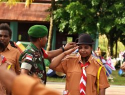 Membentuk Karakter Tangguh; Babinsa Latih 324 Siswa Baru SMA Negeri 3 Merauke