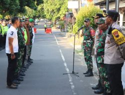 Kodim 0724/Boyolali Bersama Polres Amankan Kunjungan Kerja Wapres Gibran di Kantor Pos Boyolali