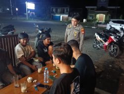 Menyapa Warganya, Petugas Di Saat Patroli siang Berikan Himbauannya