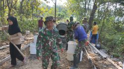 Semangat Gotong Royong Warnai Pra TMMD Sengkuyung di Desa Sarimulyo Boyolali