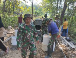 Semangat Gotong Royong Warnai Pra TMMD Sengkuyung di Desa Sarimulyo Boyolali