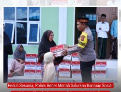 Peduli Sesama, Polres Bener Meriah Salurkan Bantuan Sosial untuk Kaum Dhuafa dan Lansia di Kecamatan Wih Pesam