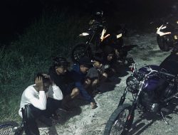 Tidak Ada Toleransi, Polres Gresik Gagalkan Balap Liar dan Amankan Enam Pemuda!