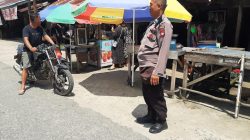 Hari Libur, Petugas Polsek Mandor Tetap Siaga Laksanakan Patroli Di Tempat yang Rawan Kriminalitas
