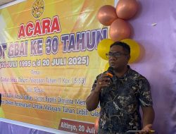 Kapolres Maybrat Hadiri Perayaan HUT ke-30 Gereja Baptis Anugrah Indonesia (GBAI) di Aitinyo