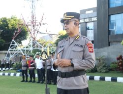 Pimpin Apel Pagi di Mapolda Sumsel, Ini Penekanan Kabiddokkes Polda Sumsel ke Personel