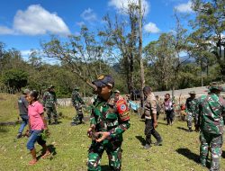 Satgas Pamtas RI-RDTL Berpartisipasi dalam Pengembangan Komoditas Kopi di Kawasan Mutis Bahnain