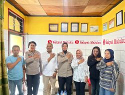 Jalin Silaturahmi dengan Media Rakyat Maluku, Kabid Humas Polda Sosialisasi Nomor Pelayanan Call Center 110