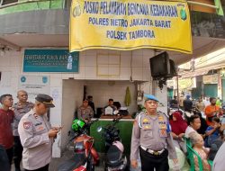 Peduli Korban Kebakaran Duri Utara, Polsek Tambora Dirikan Posko Pelayanan Surat Kehilangan