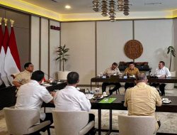 Presiden Prabowo Subianto Memimpin Rapat Terbatas Bersama Sejumlah Menteri Kabinet Merah Putih