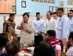 Makan Malam Bersama setelah Menuntaskan Agenda Kegiatan Bersama Presiden Prabowo Subianto