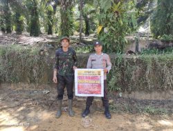 Stop Karhutla, Polsek Menjalin Ajak Warga Bersama Cegah Kebakaran Hutan