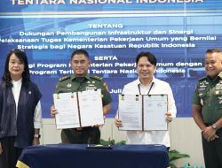 TNI dan Kementerian PU Teken Nota Kesepahaman Dukungan Pembangunan Infrastruktur