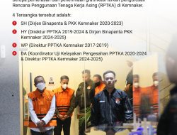 KPK Tahan Tersangka Korupsi Pengurusan Rencana Penggunaan Tenaga Kerja Asing di Kemnaker