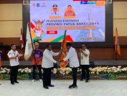 Wagub PBD Lepas 128 Kontingen FORNAS VIII: Papua Barat Daya Siap Ukir Prestasi di Lombok