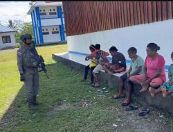 Satgas Ops Damai Cartenz Gelar Patroli Humanis di Yahukimo