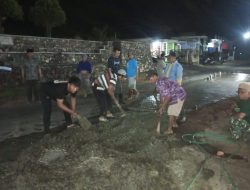 Indahnya Kebersamaan Warga RW 02 Sumberpetung Saat Kerja Bakti Pengecoran Jalan”
