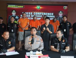 Satreskrim Polres Jakbar Bekuk 4 Spesialis Pembobol Minimarket di Kembangan ,Satunya Residivis