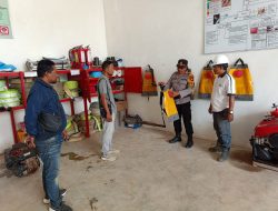 Pengecekan Peralatan Damkar dan Titik Embung di PT. SMS dalam Rangka Antisipasi Karhutla