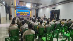 Kapolres Mesuji Gelar Anev dan Pembinaan Bhabinkamtibmas, Fokuskan pada Layanan Publik dan Karhutla
