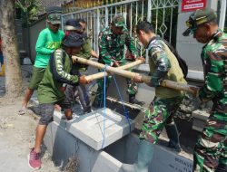 Berat Sama Dipikul, Ringan Sama Dijinjing, Begitu Semboyan Satgas TMMD Reguler Ke-125 Kodim 0735/Surakarta