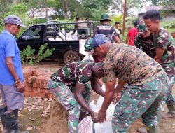 Langkah Kecil Berdampak Besar, TNI dan Masyarakat Wujudkan Kesehatan dan Kebersihan Lingkungan