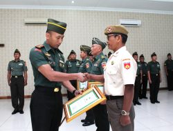 Dandim Boyolali Pimpin Tradisi Purna Tugas, Beri Penghargaan Pada Prajurit Yang Mengabdi