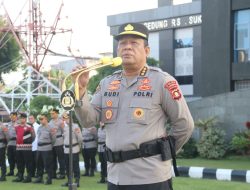 Apel Pagi Polda Sumsel, Karolog Tekankan Pengawasan Melekat dan Kesiapsiagaan Karhutla