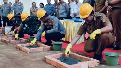 Serentak Se-Lampung, Polres Mesuji Ground Breaking SPPG dan Gelar Baksos serta Donor Darah