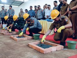 Serentak Se-Lampung, Polres Mesuji Ground Breaking SPPG dan Gelar Baksos serta Donor Darah