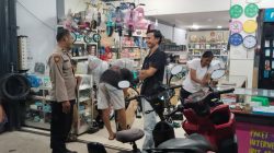Petugas Patroli Malam Untuk Mencegah Terjadinya Gangguan Kamtibmas