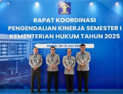 Pimti Pratama Kemenkum Aceh Ikut Rakor Pengendalian Kinerja