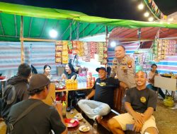 Patroli Malam di Titik Nongkrong Warga, Polsek Sengah Temila Imbau Jaga Kamtibmas