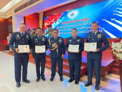 Empat Perwira TNI AU Sukses Selesaikan Pendidikan Strategis di AFCC China